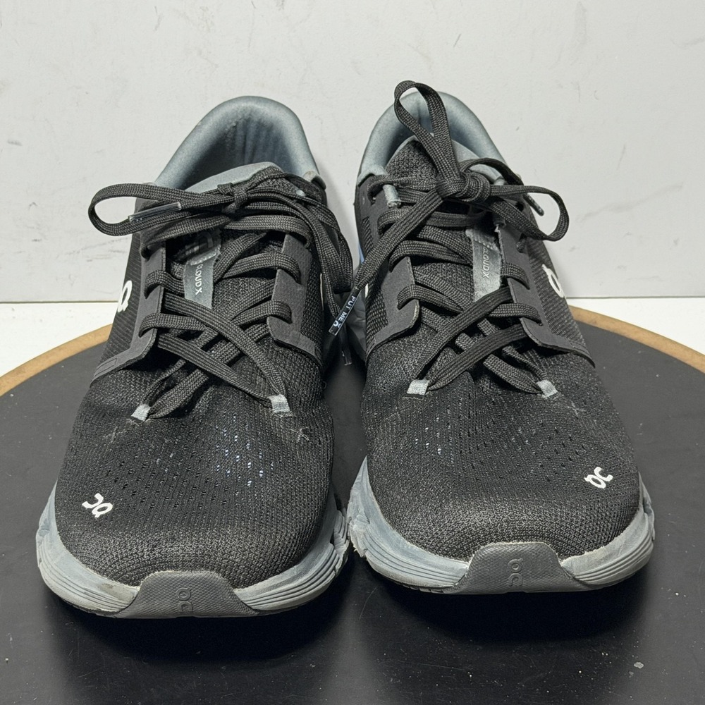 On Cloud X Shoes Mens Size 11 Black Mesh Running Cushioned Sneakers Athletic - Picture 4 of 12